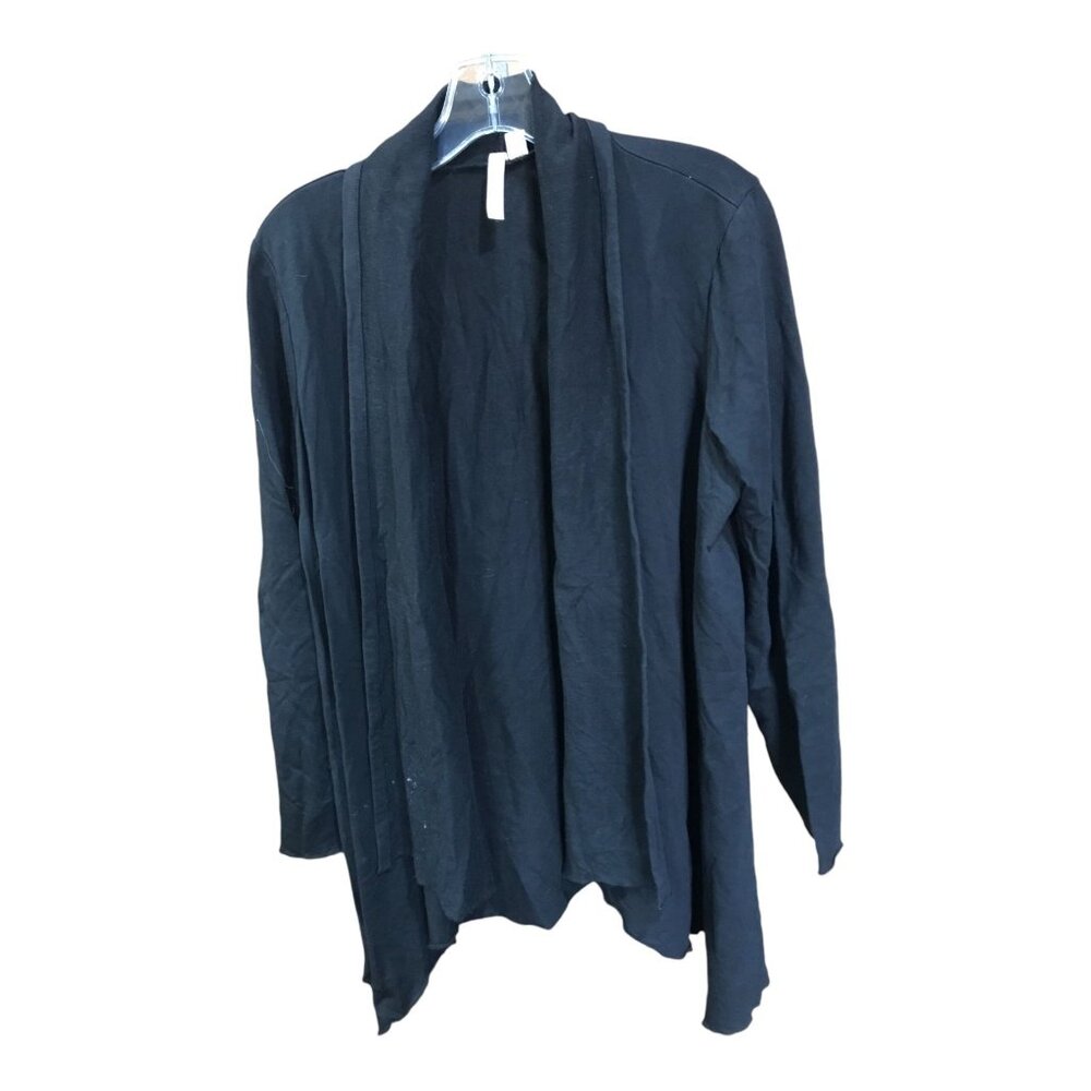 Pure Jill Black‎ Open Front Cardigan Long Sleeve Women's Large